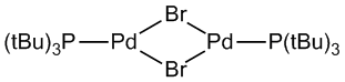 Di-μ-bromobis(tri-t-butylphosphino)dipalladium(I)