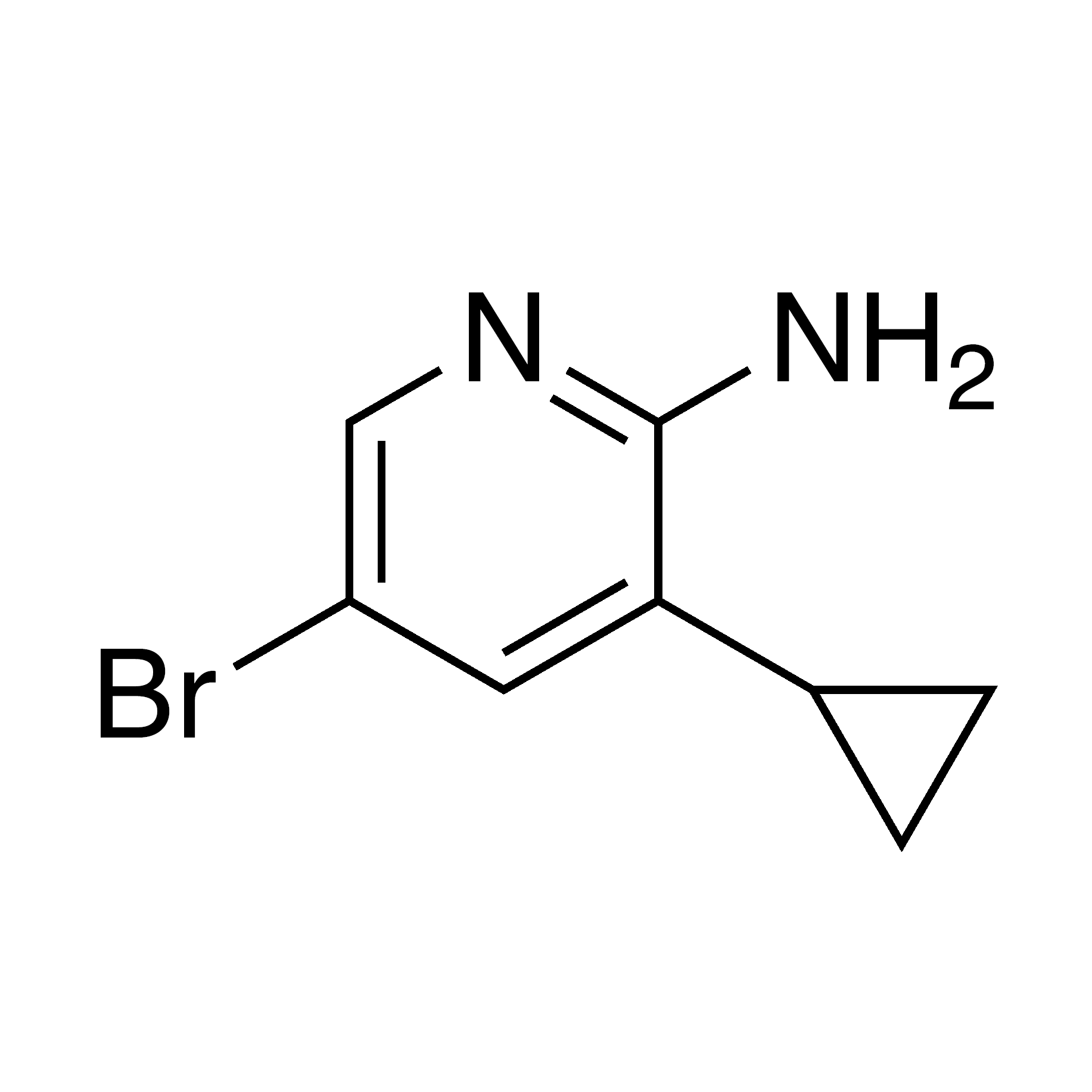 5-Bromo-3-cyclopropyl-pyridin-2-ylamine, 95%