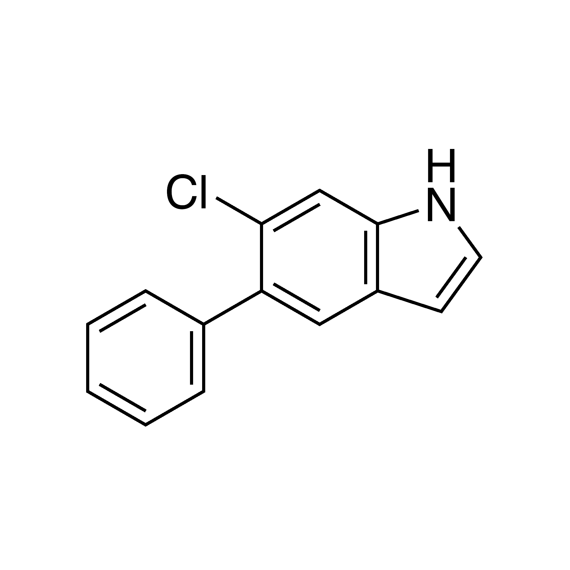 6-Chloro-5-phenyl-1H-indole, 95%
