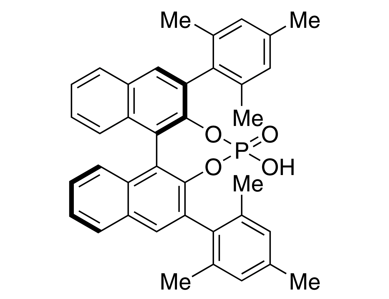 (11bR)-4-Hydroxy-2,6-bis(2,4,6-trimethylphenyl)-4-oxide-dinaphtho[2,1-d:1',2'-f][1,3,2]dioxaphosphepin, 98%, (99% ee)