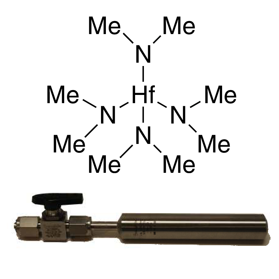 Tetrakis(dimethylamino)hafnium, 98+% (99.99+%-Hf, <0.2%-Zr) TDMAH, PURATREM, 72-8000, contained in 50 ml Swagelok®  cylinder (96-1070) for CVD/ALD