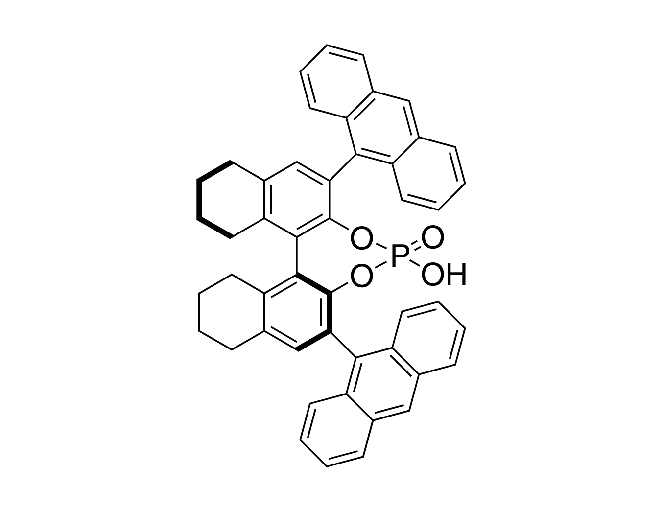 (11bS)-2,6-Di-9-anthracenyl-8,9,10,11,12,13,14,15-octahydro-4-hydroxy-4-oxide-dinaphtho[2,1-d:1',2'-f][1,3,2]dioxaphosphepin, 98% (99% ee)