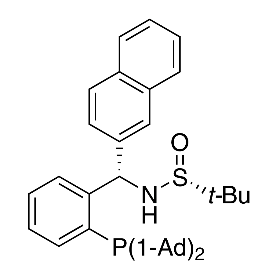 [S(R)]-N-[(S)-[2-(Diadamantanphosphino)phenyl](2-naphthalenyl)methyl]-2-methyl-2-propanesulfinamide, 95%