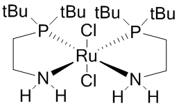Dichlorobis[2-(di-t-butyl­phosphino)ethylamine]ruthenium(II), min. 97%