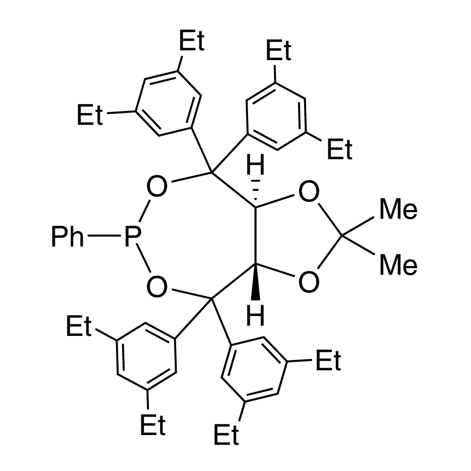(3aS,8aS)-(+)-4,4,8,8-Tetrakis(3,5-diethylphenyl)tetrahydro-2,2-dimethyl-6-phenyl-1,3-dioxolo[4,5-e]dioxaphosphepin