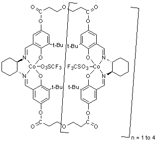 Cyclic-Oligo Bis[(1R,2R)-(+)-1,2-cyclohexanediamino-N,N’-bis(3,3’-di-t-butylsalicylidene) cobalt(III)triflate]-5,5’-bis(2-carboxyethyl)ether