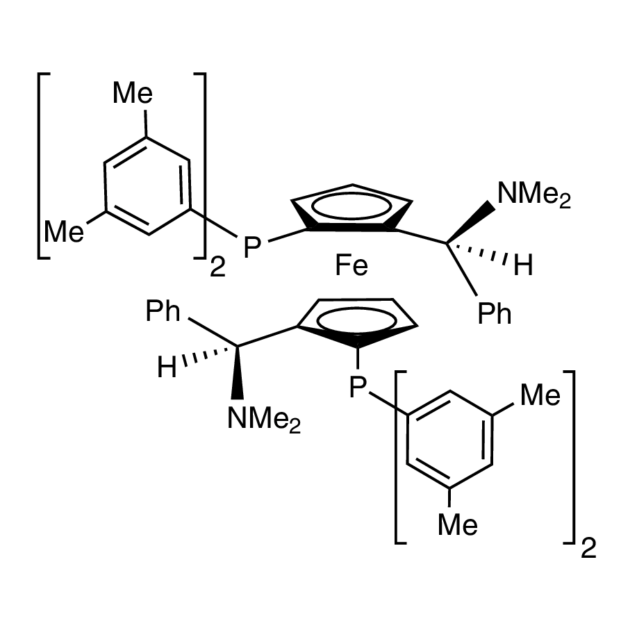 (R,R)-(+)-2,2'-Bis[(S)-(N,N-dimethylamino)(phenyl)methyl]-1,1'-bis(di(3,5-dimethylphenyl)phosphino)ferrocene, min. 97%