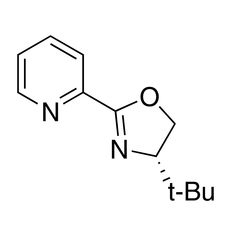 2-[(4S)-4-tert-Butyl-4,5-dihydro-2-oxazolyl]pyridine, 98%, (99% ee)