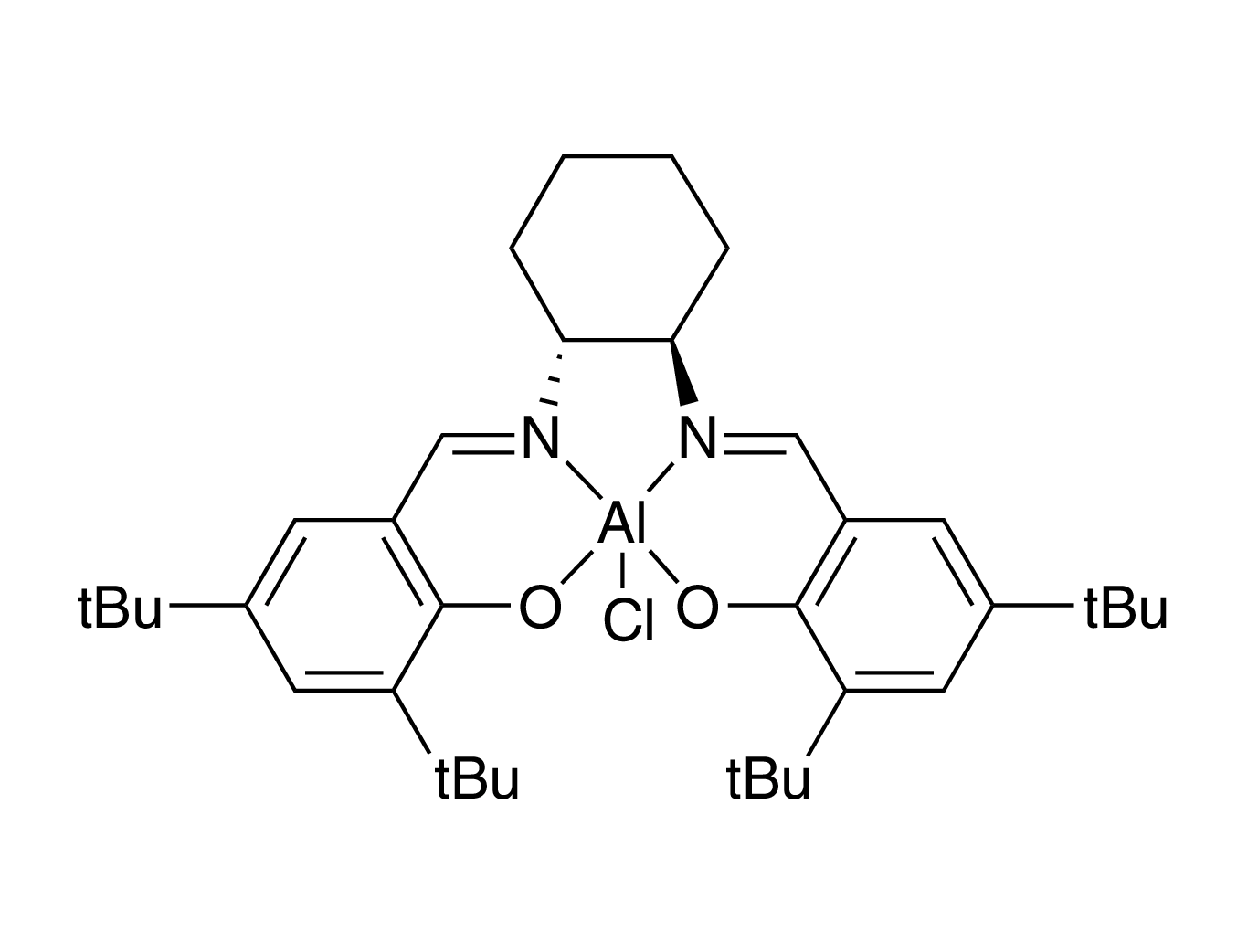 (1R,2R)-(-)-[1,2-Cyclohexane­diamino-N,N'-bis(3,5-di-t-butyl­salicylidene)]aluminum(III) chloride, 98%