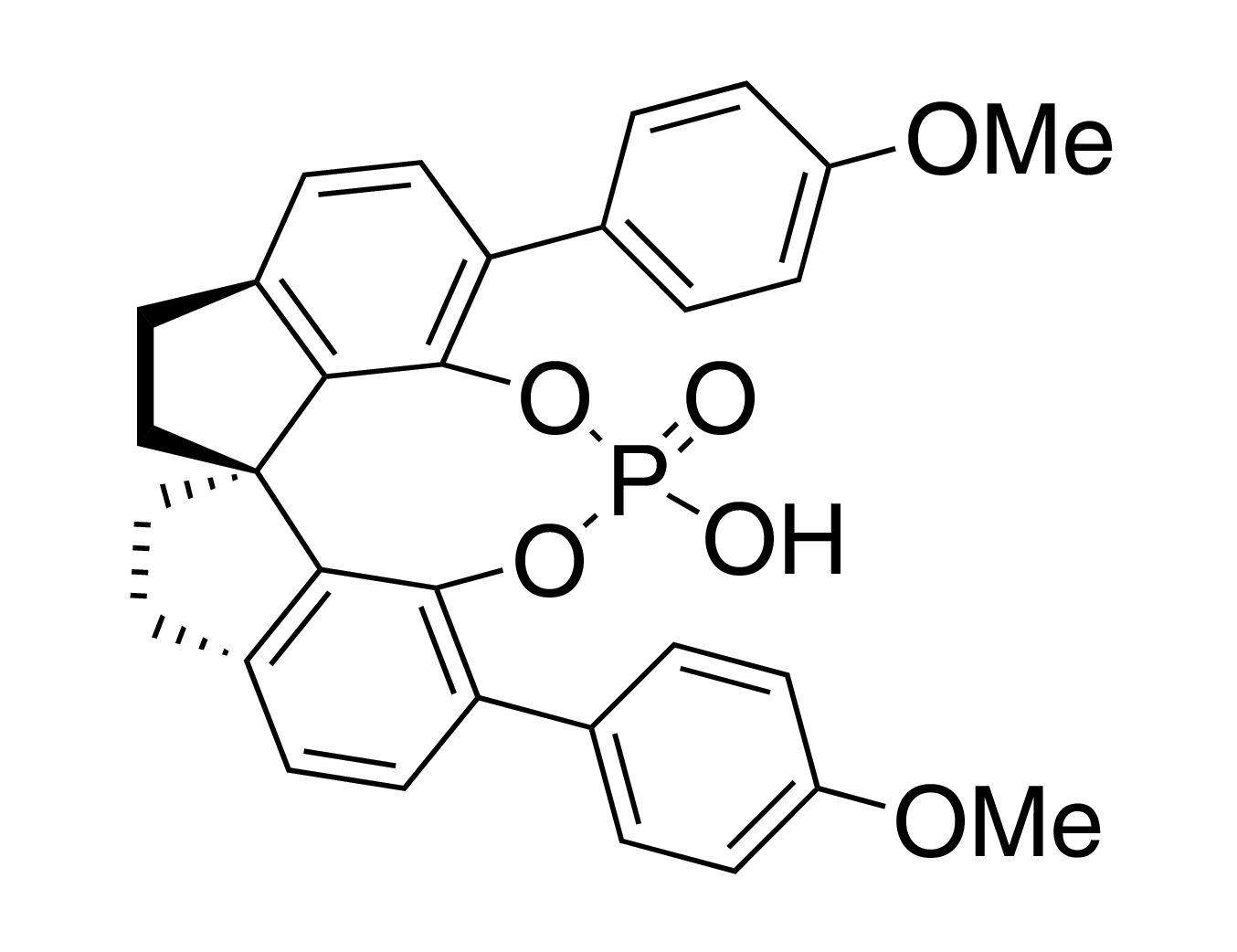 (11aR)-3,7-Bis(4-methoxyphenyl)-10,11,12,13-tetrahydro-5-hydroxy-5-oxide-diindeno[7,1-de:1',7'-fg][1,3,2]dioxaphosphocin, 98% (99% ee)