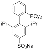 2'-Dicyclohexylphosphino-2,6-di-i-propyl-4-sulfonato-1,1'-biphenyl hydrate sodium salt (XPhos-SO₃Na)