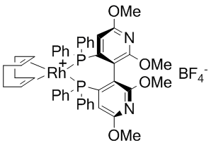 (R)-(+)-2,2',6,6'-Tetramethoxy-4,4'-bis(diphenylphosphino)-3,3'-bipyridine(1,5-cyclooctadiene)rhodium(I) tetrafluoroborate, min. 97%