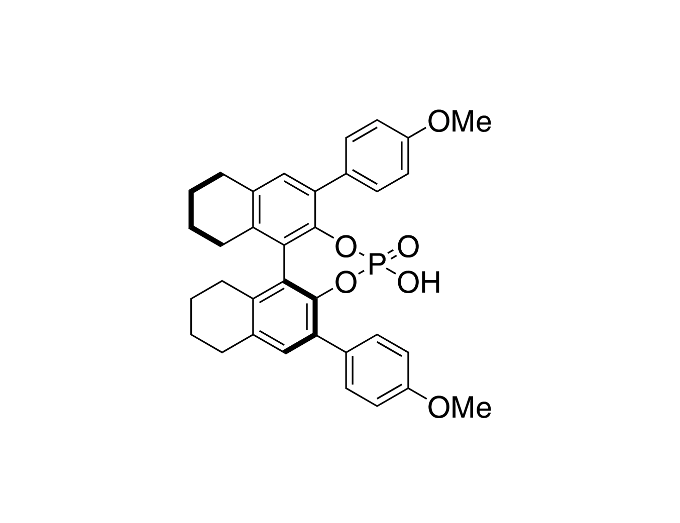 (11bS)-8,9,10,11,12,13,14,15-Octahydro-4-hydroxy-2,6-bis(4-methoxyphenyl)-4-oxide-dinaphtho[2,1-d:1',2'-f][1,3,2]dioxaphosphepin, 98% (99% ee)