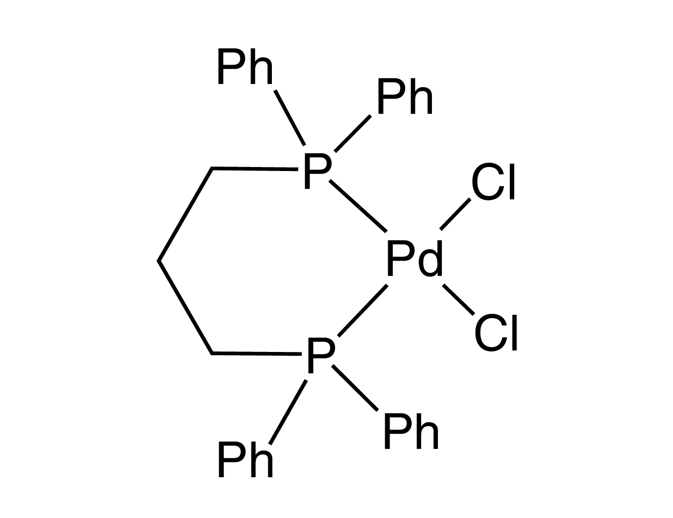 Dichloro(1,3-bis(diphenylphosphino)propane)palladium(II), 98%