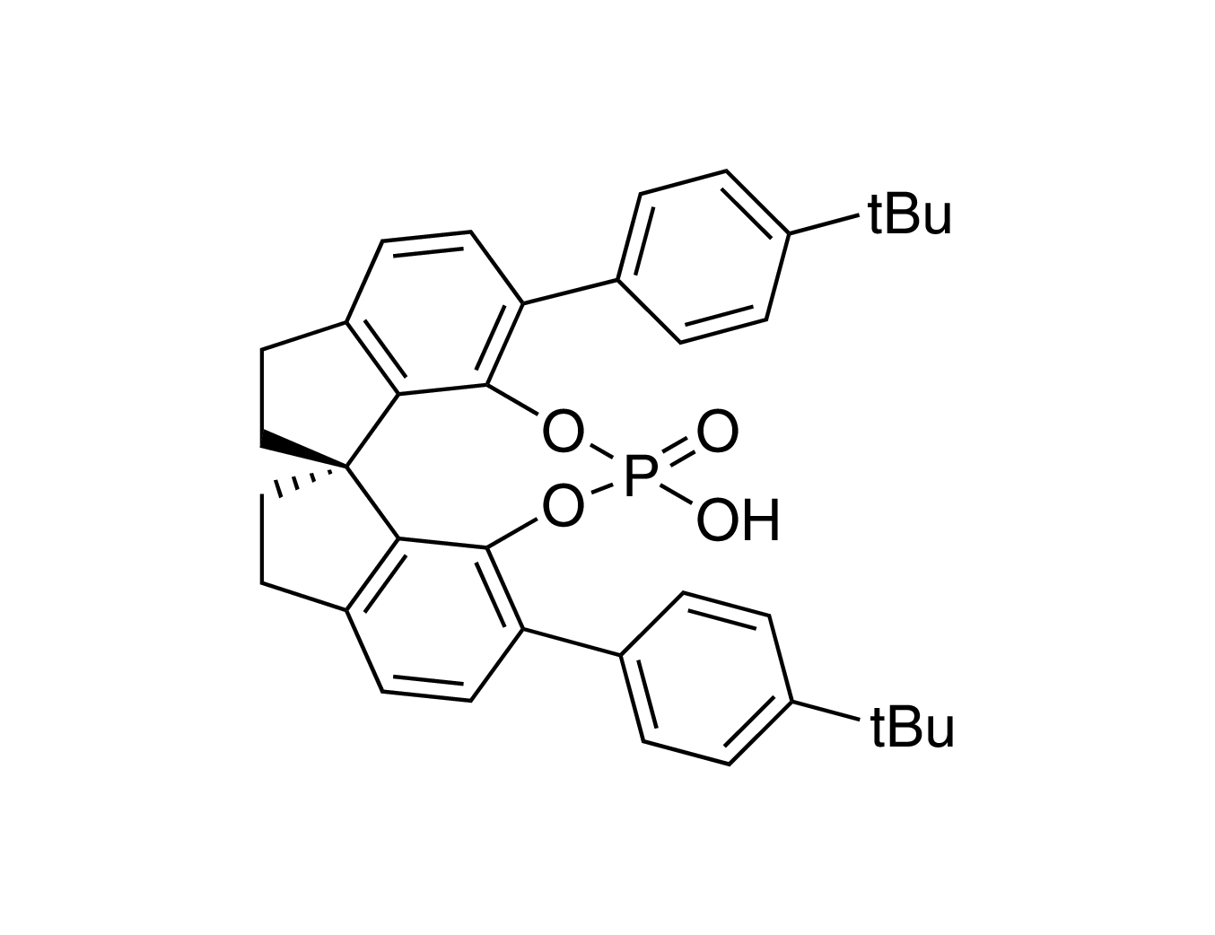 (11aR)-3,7-Bis((4-(1,1-dimethylethyl)phenyl)-10,11,12,13-tetrahydro-5-hydroxy-diindeno[7,1-de:1',7'-fg][1,3,2]dioxaphosphocin, 98%, (99% ee)