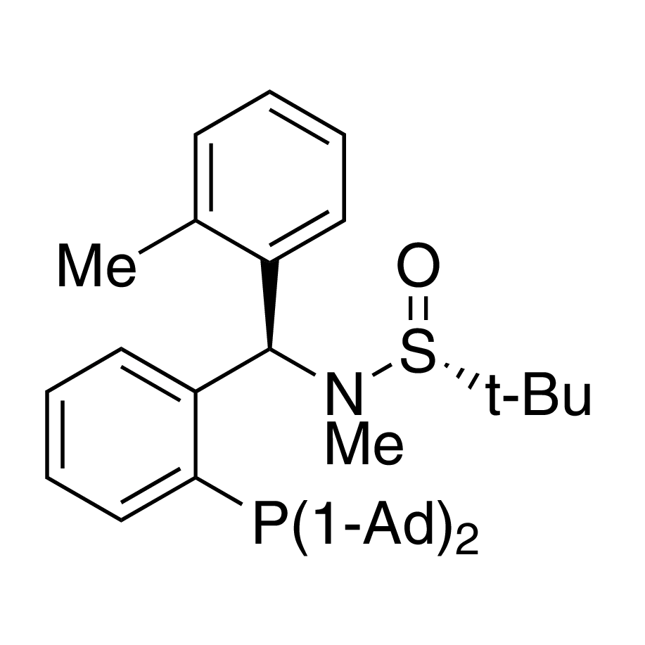 [S(R)]-N-[(R)-[2-(Diadamantanphosphino)phenyl](2-methylphenyl)methyl]-N,2-dimethyl-2-propanesulfinamide, 95%