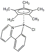 Chloro(pentamethylcyclopentadienyl)[(2-pyridinyl-kN)phenyl-kC]iridium(III), 99%