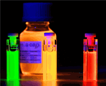 Cadmium selenide/cadmium sulfide StremDots™ quantum rod kit (CdSe/CdS elongated core/shell), 5 mg/ml in hexanes, 560nm, 590nm, 620nm peak emissions