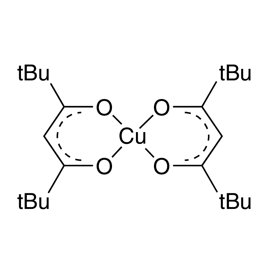 Bis(2,2,6,6-tetramethyl-3,5-heptanedionato)copper(II), 99% [Cu(TMHD)₂]
