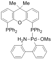 Methanesulfonato[9,9-dimethyl-4,5-bis(diphenylphosphino)xanthene][2'-amino-1,1'-biphenyl]palladium(II) dichloromethane adduct, min. 98% [Xantphos Palladacycle Gen. 3]