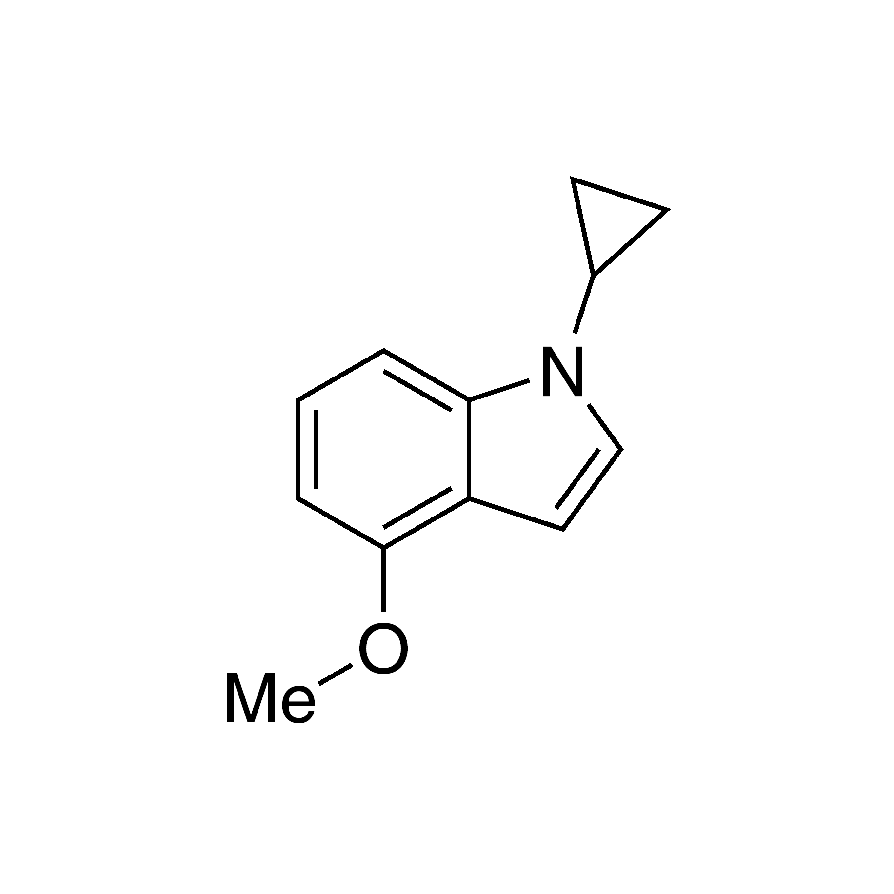 1-Cyclopropyl-4-methoxy-1H-indole, 95%