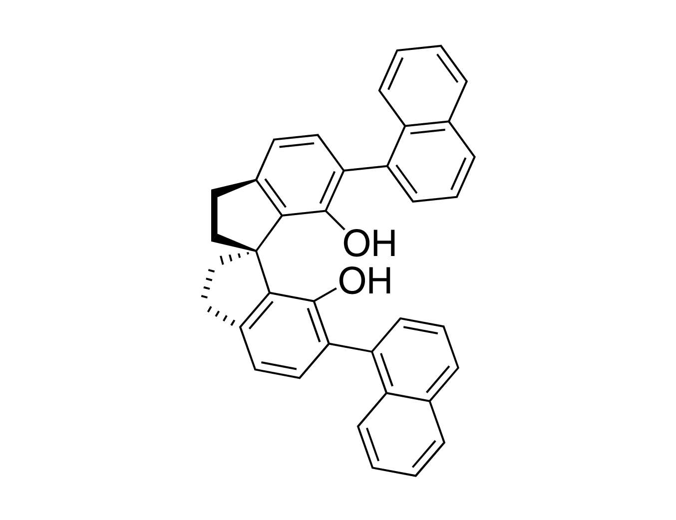 (R)-2,2',3,3'-Tetrahydro-6,6'-di(1-naphthalenyl)-1,1'-spirobi[1H-indene]-7,7'-diol, 98% (99% ee)