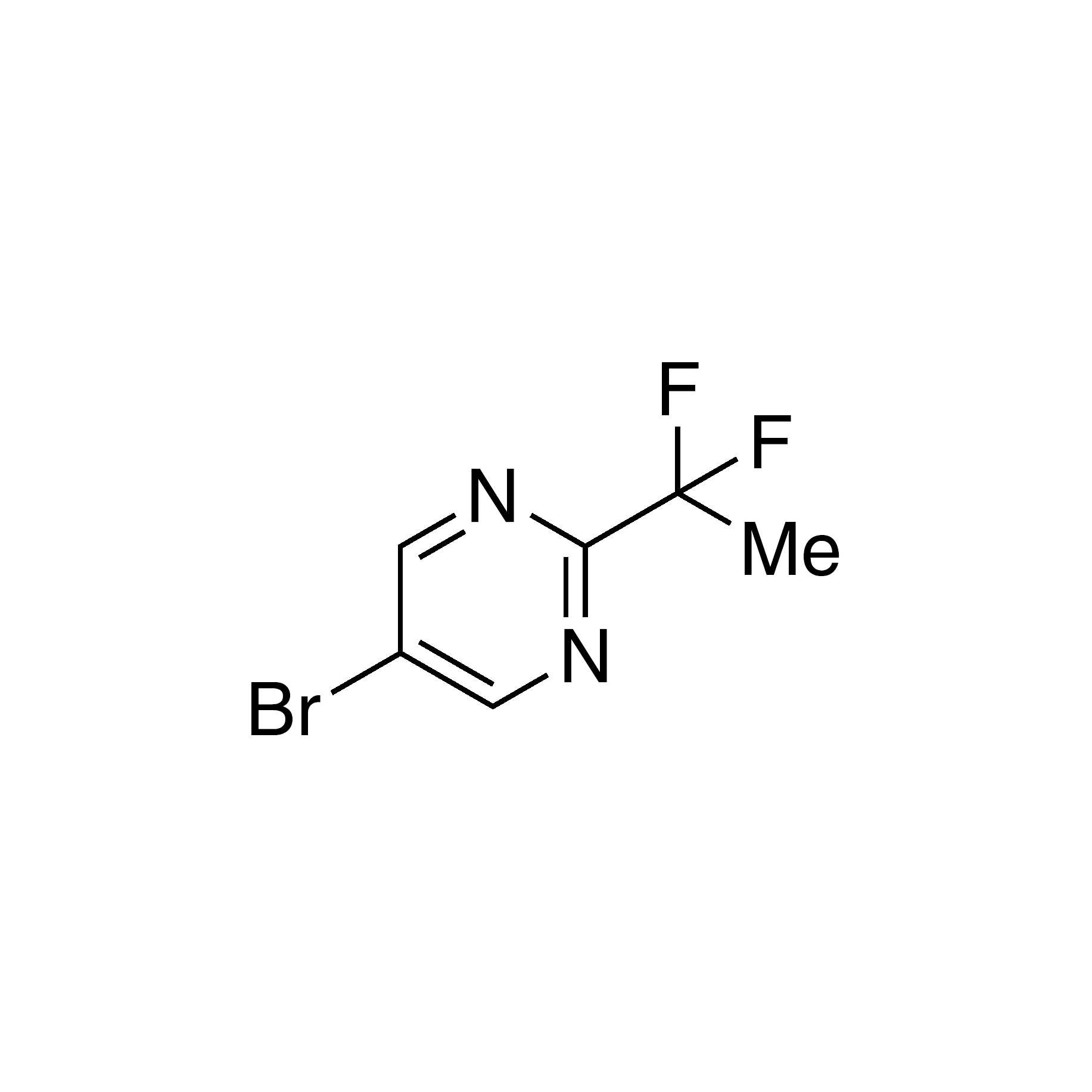 5-Bromo-2-(1,1-difluoroethyl)pyrimidine, 95%