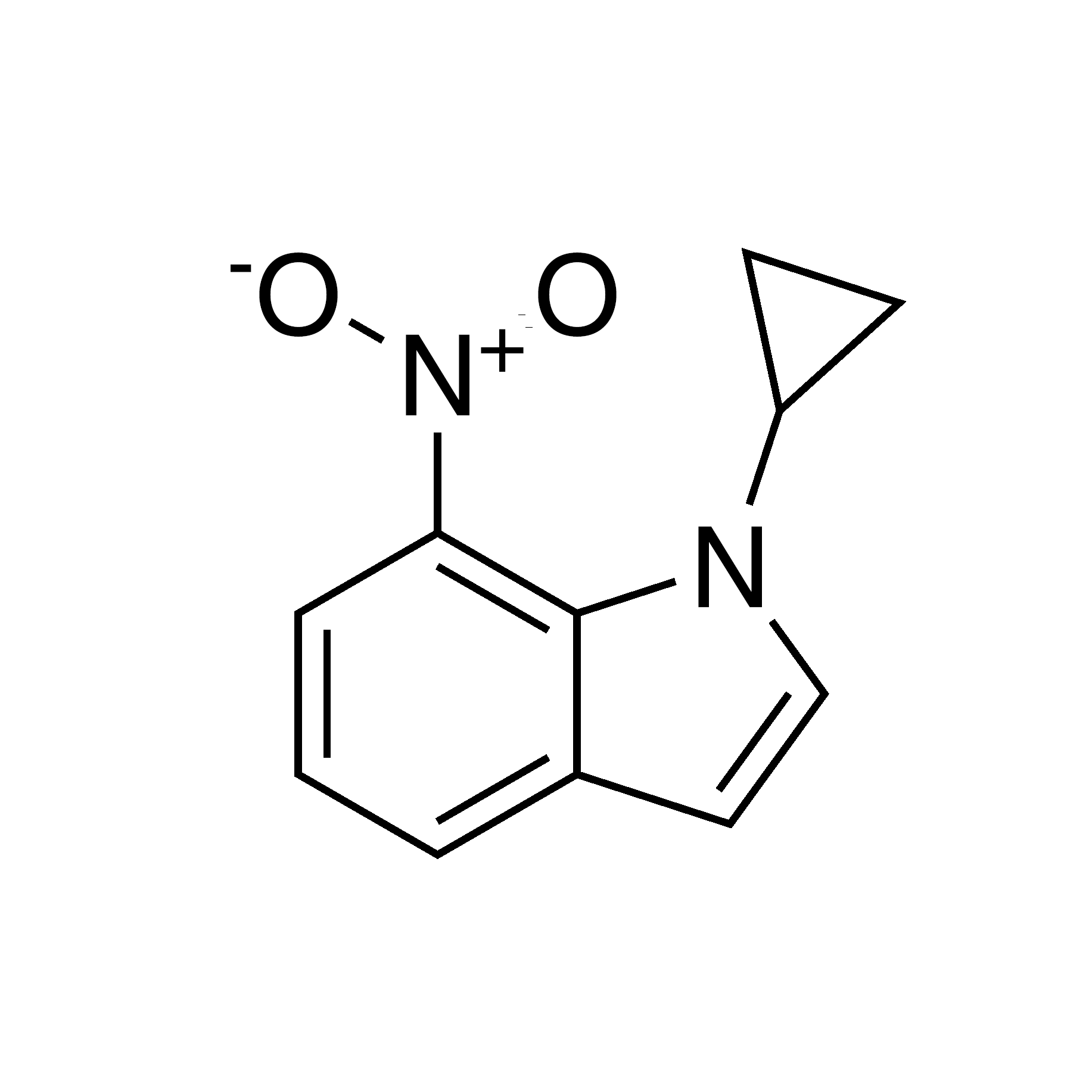 1-Cyclopropyl-7-nitro-1H-indole, 95%