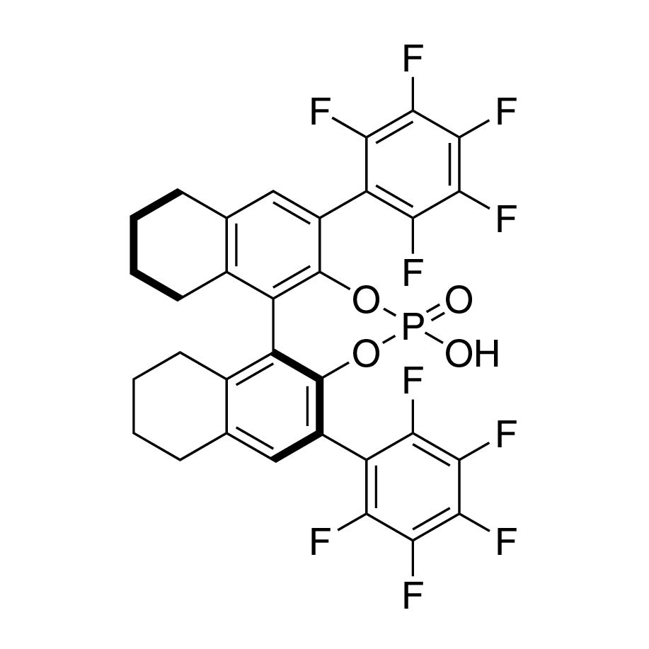 (11bS)-4-Oxide-8,9,10,11,12,13,14,15-octahydro-4-hydroxy-2,6-bis(2,3,4,5,6-pentafluorophenyl)-dinaphtho[2,1-d:1',2'-f][1,3,2]dioxaphosphepin, 95%, (99% ee)