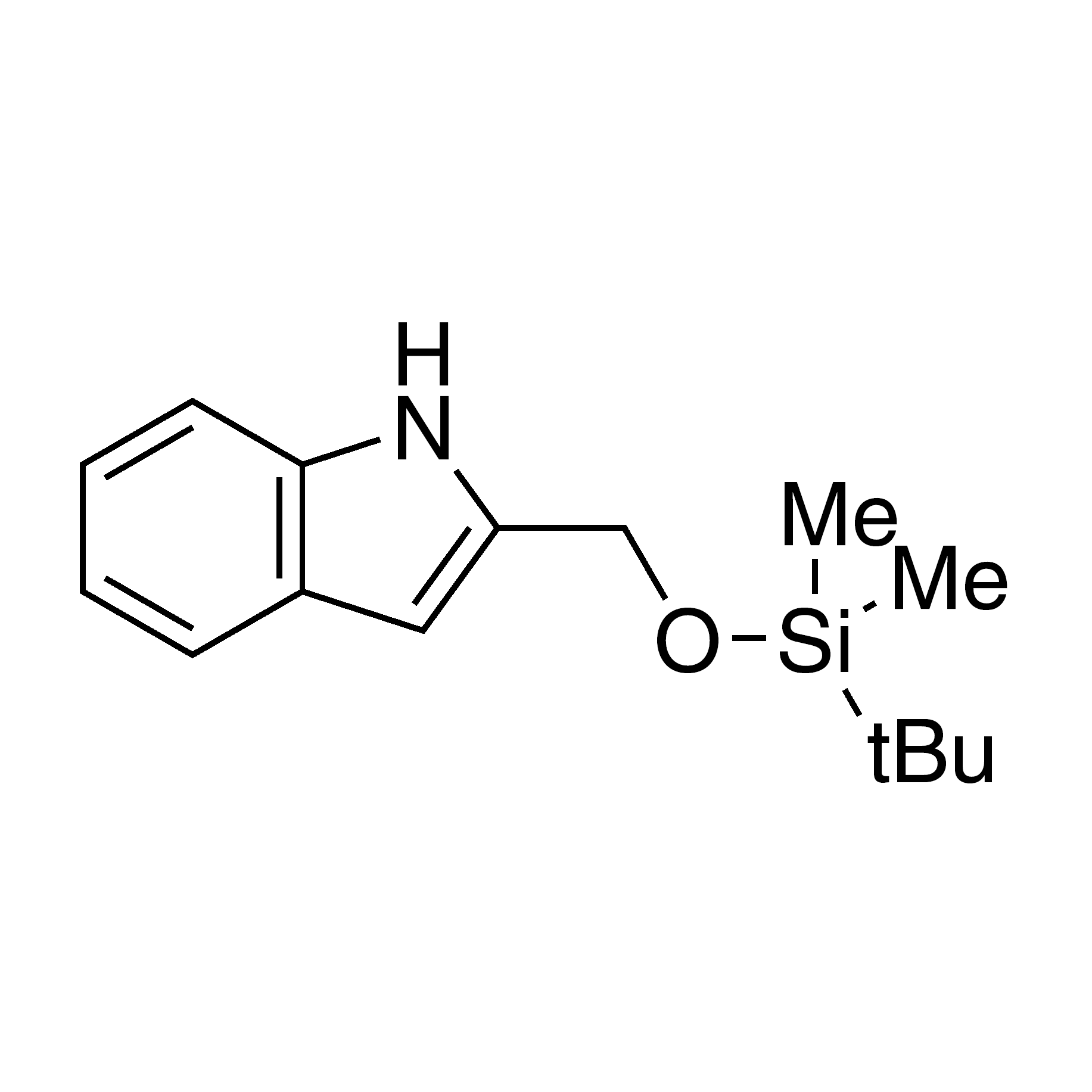 2-(((tert-Butyldimethylsilyl)oxy)methyl)-1H-indole, 95%