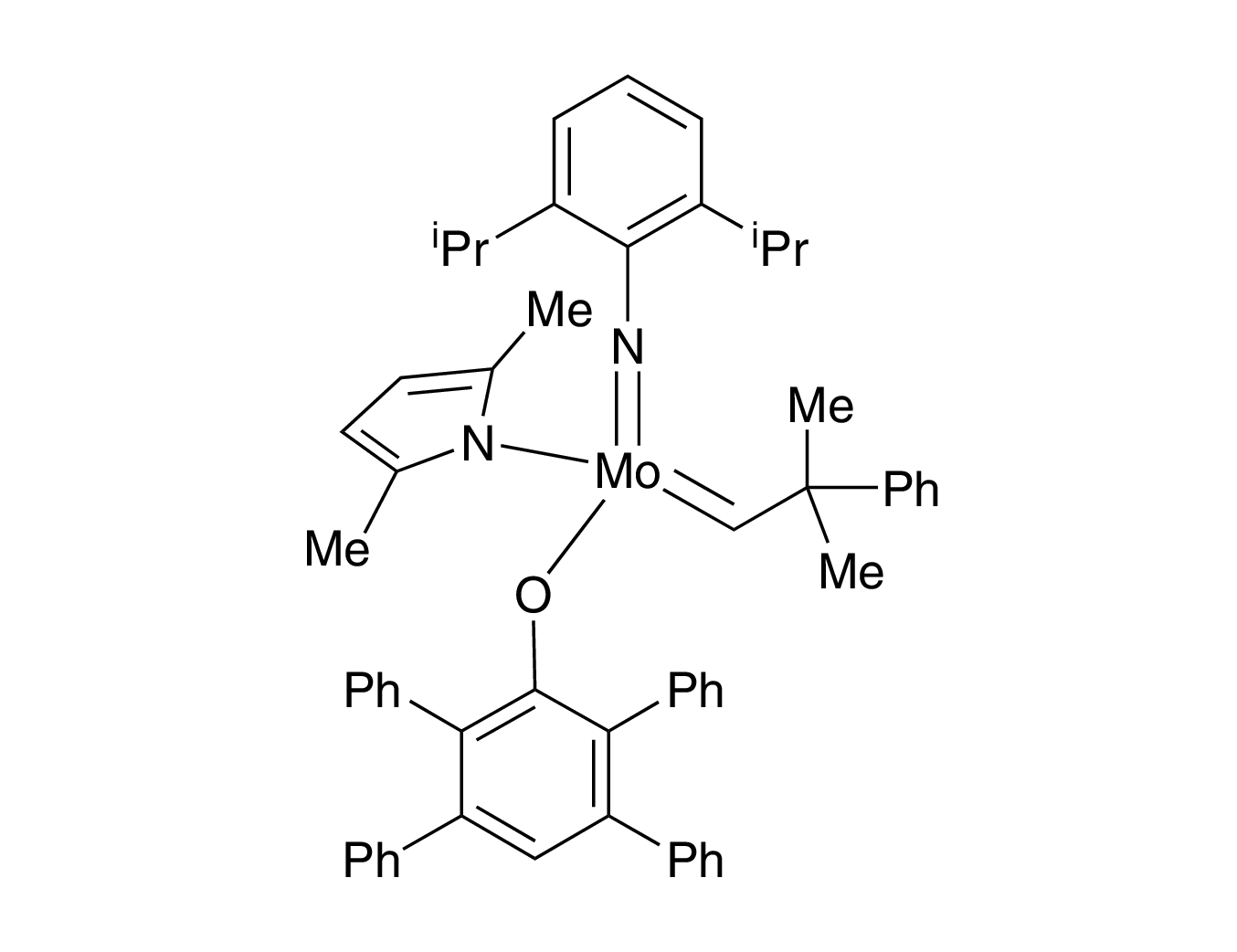 [2,6-Bis(1-methylethyl)benzenaminato(2-)](2,5-dimethyl-1H-pyrrol-1-yl)(4',6'-diphenyl[1,1':3',1''-terphenyl]-2'-olato)(2-methyl-2-phenylpropylidene) molybdenum(VI) in paraffin formulated pellet