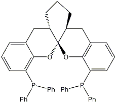 (-)-1,13-Bis(diphenyl)phosphino-(5aS,8aS,14aS)-5a,6,7,8,8a,9-hexahydro-5H-[1]benzopyrano [3,2-d]xanthene, 97%  (S,S,S)-(-)-Ph-SKP