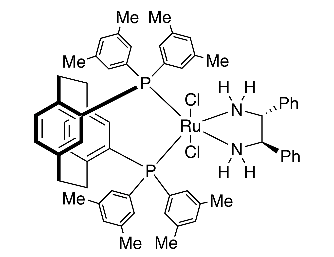 Dichloro[(S)-(+)-4,12-bis(di(3,5-xylyl)phosphino)-[2.2]-paracyclophane][(1R,2R)-(+)-1,2-diphenylethylene­diamine]ruthenium(II), min. 95%