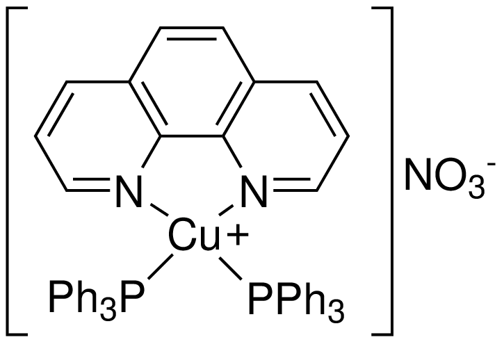 (1,10-Phenanthroline)bis(triphenylphosphine)copper(I) nitrate dichloromethane adduct, 98%