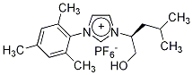 1-(2,4,6-Trimethylphenyl)-3-[(2S)-4-methyl-1-pentanol]imidazolium hexafluorophosphate, min. 97%