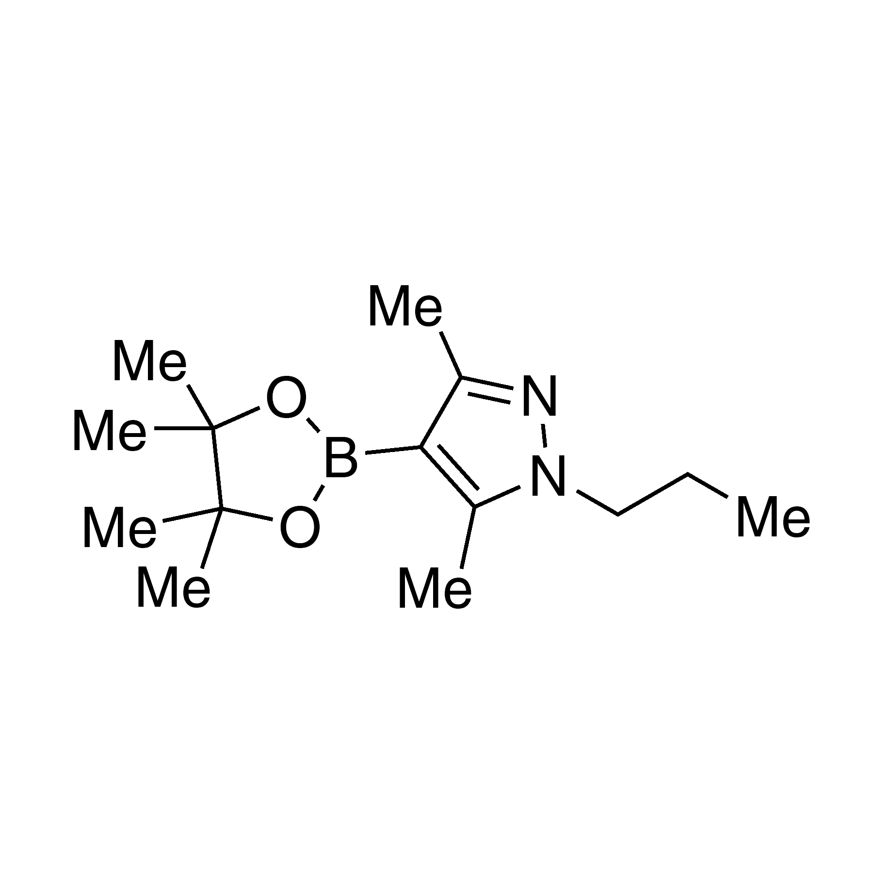 3,5-Dimethyl-1-propyl-4-(tetramethyl-1,3,2-dioxaborolan-2-yl)-1H-pyrazole, 95%
