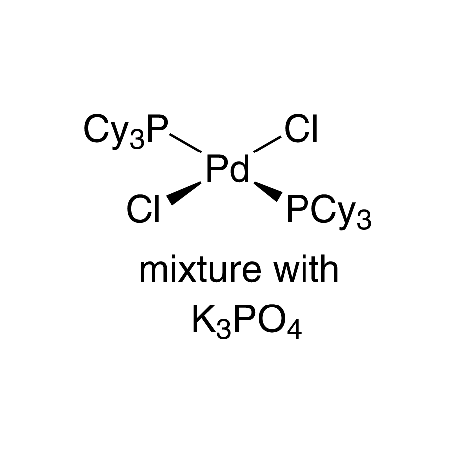 trans-Dichlorobis(tricyclohexylphosphine)palladium(II)/potassium phosphate admixture [CatKit single-use vials - 6.62 wt% Pd complex]