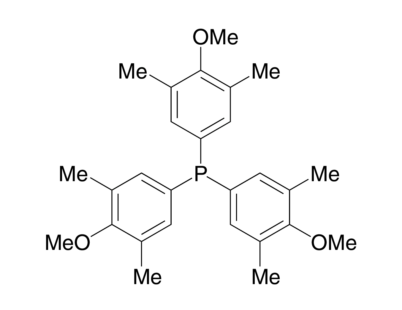Tris(4-methoxy-3,5-dimethylphenyl)phosphine, min. 98%