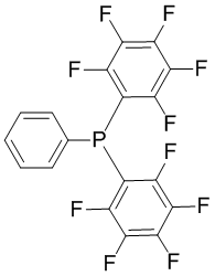 Bis(pentafluorophenyl)phenylphosphine, 97%