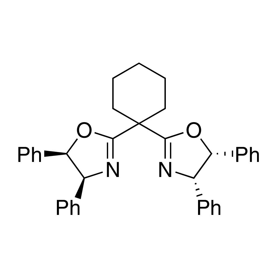 (4S,4'S,5R,5'R)-2,2'-Cyclohexylidenebis[4,5-dihydro-4,5-diphenyloxazole], 98%, (99% ee)