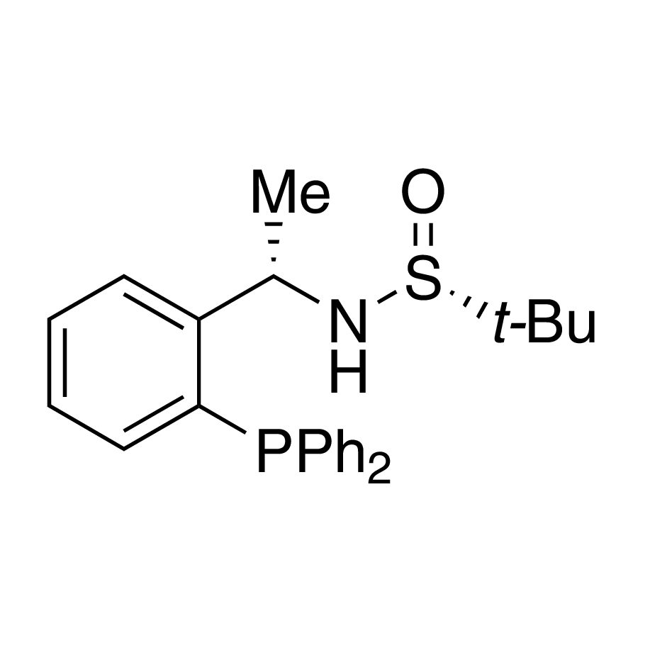 [S(R)]-N-[(1S)-1-[2-(Diphenylphosphino)phenyl]ethyl]-2-methyl-2-propanesulfinamide, 95%