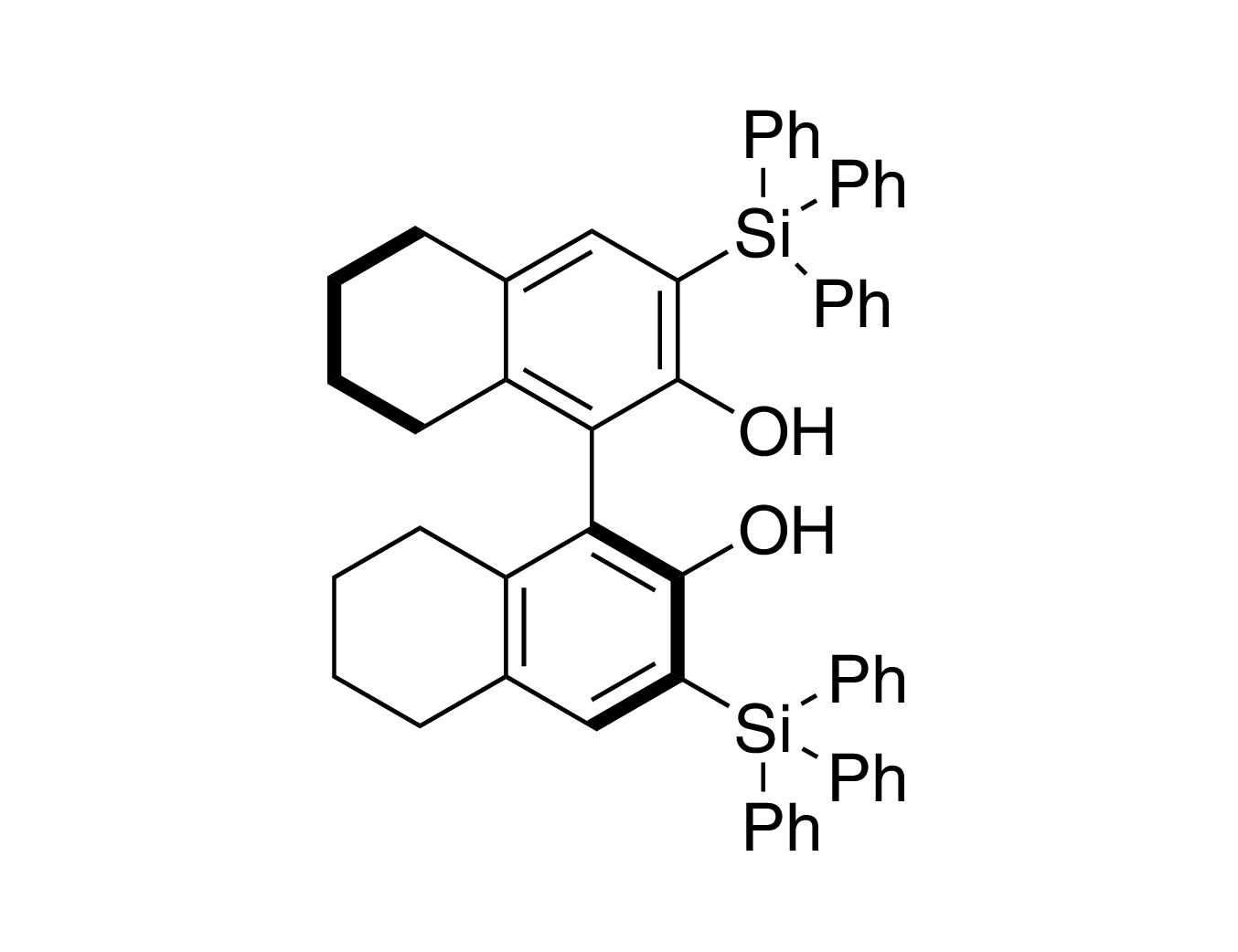 (S)-3,3'-Bis(triphenylsilyl)-5,5',6,6',7,7',8,8'-octahydro-1,1'-bi-2,2'-naphthol, 98% (99% ee)