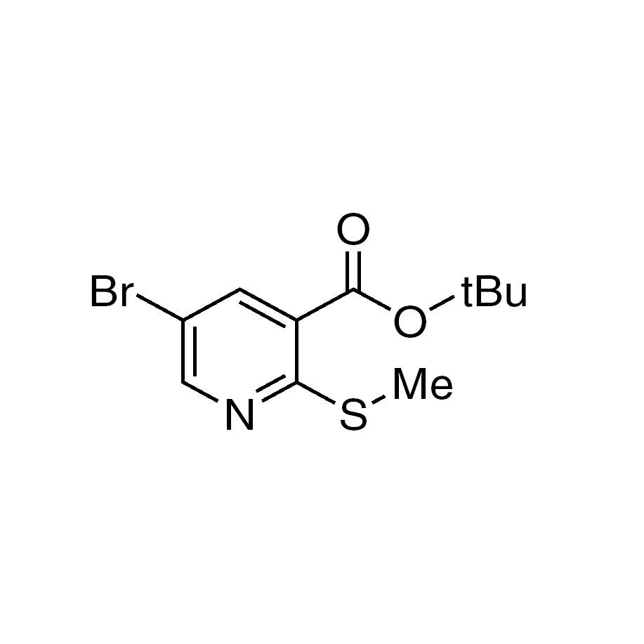 5-Bromo-2-methylsulfanyl-nicotinic acid tert-butyl ester, 95%