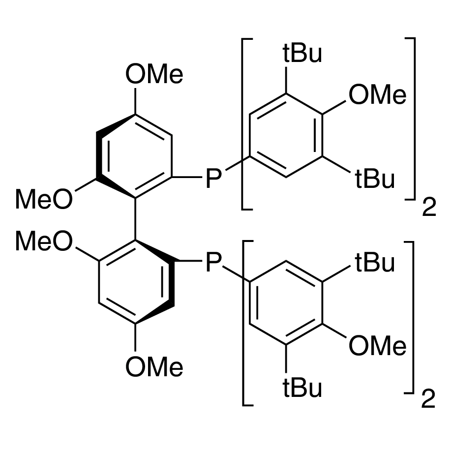 (S)-2,2'-Bis[bis(4-methoxy-3,5-di-t-butylphenyl)phosphino]-4,4',6,6'-tetramethoxy)-1,1'-biphenyl, min. 97% (S)-DTBM-Garphos™