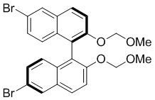 (R)-(+)-6,6'-Dibromo-2,2'-bis(methoxymethoxy)-1,1'-binaphthalene, min. 98% (99% ee)
