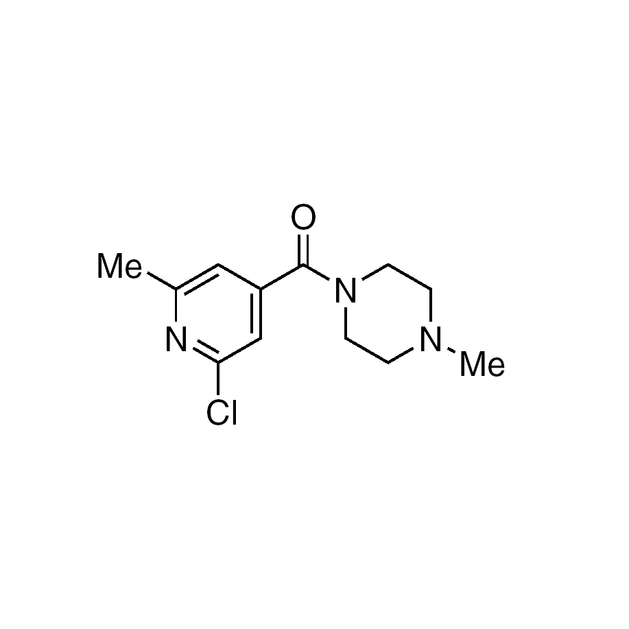 1-(2-Chloro-6-methylpyridine-4-carbonyl)-4-methylpiperazine, 95%