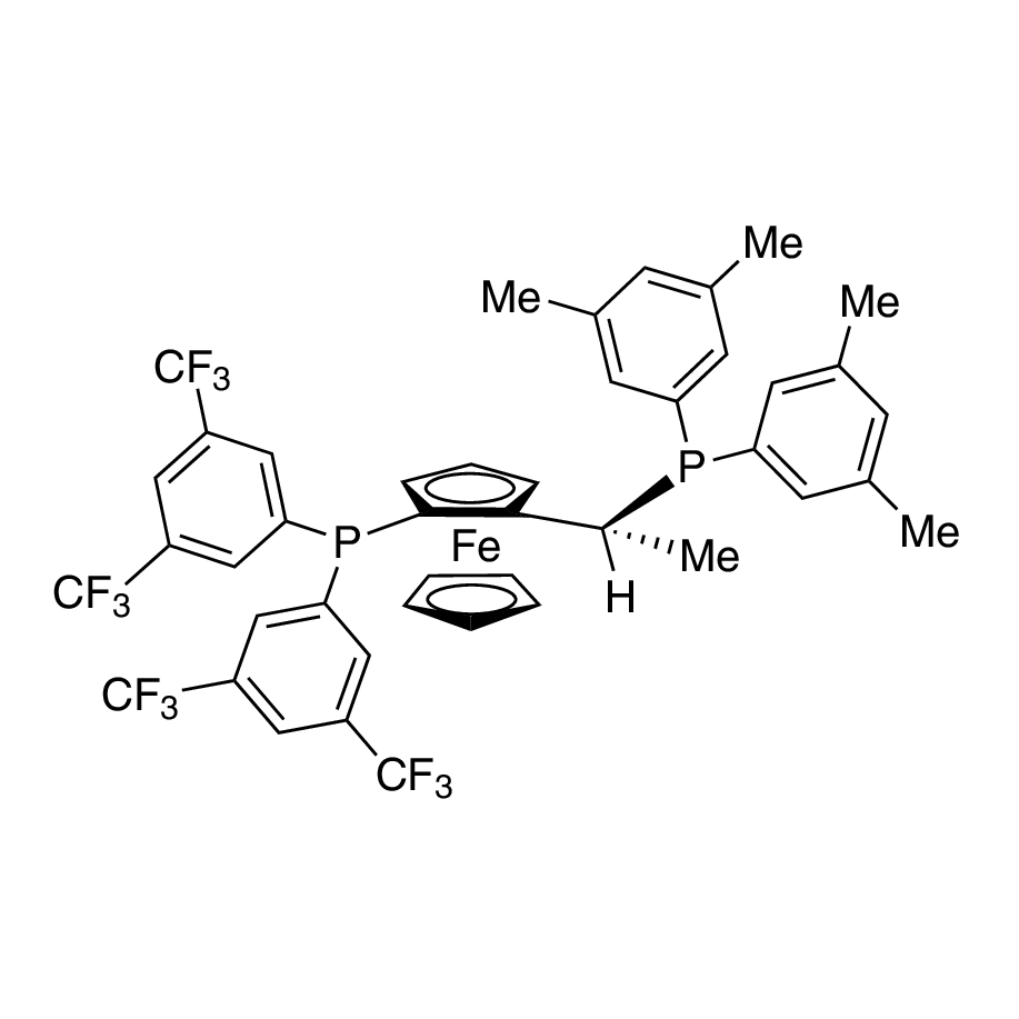 (R)-(-)-1-{(S)-2-[Bis(3,5-di-trifluoromethyl­phenyl)phosphino]ferrocenyl}ethyl­di-3,5-xylylphosphine, min. 97%