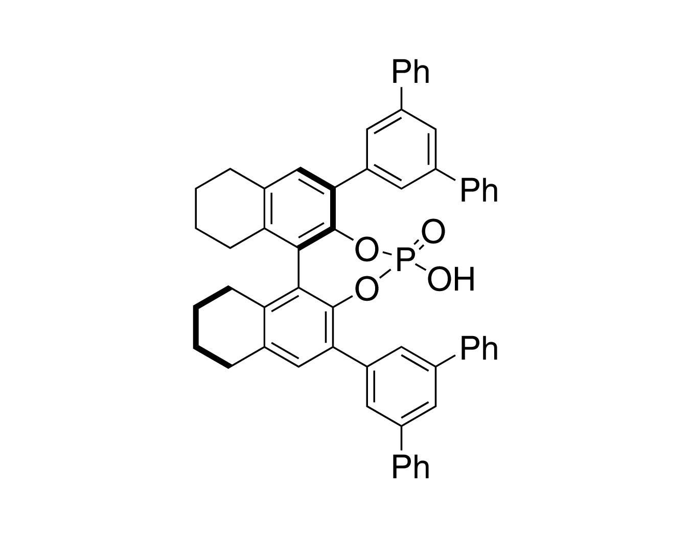 (11bR)-8,9,10,11,12,13,14,15-Octahydro-4-hydroxy-2,6-bis([1,1':3',1''-terphenyl]-5'-yl)-4-oxide-dinaphtho[2,1-d:1',2'-f][1,3,2]dioxaphosphepin, 98% (99% ee)