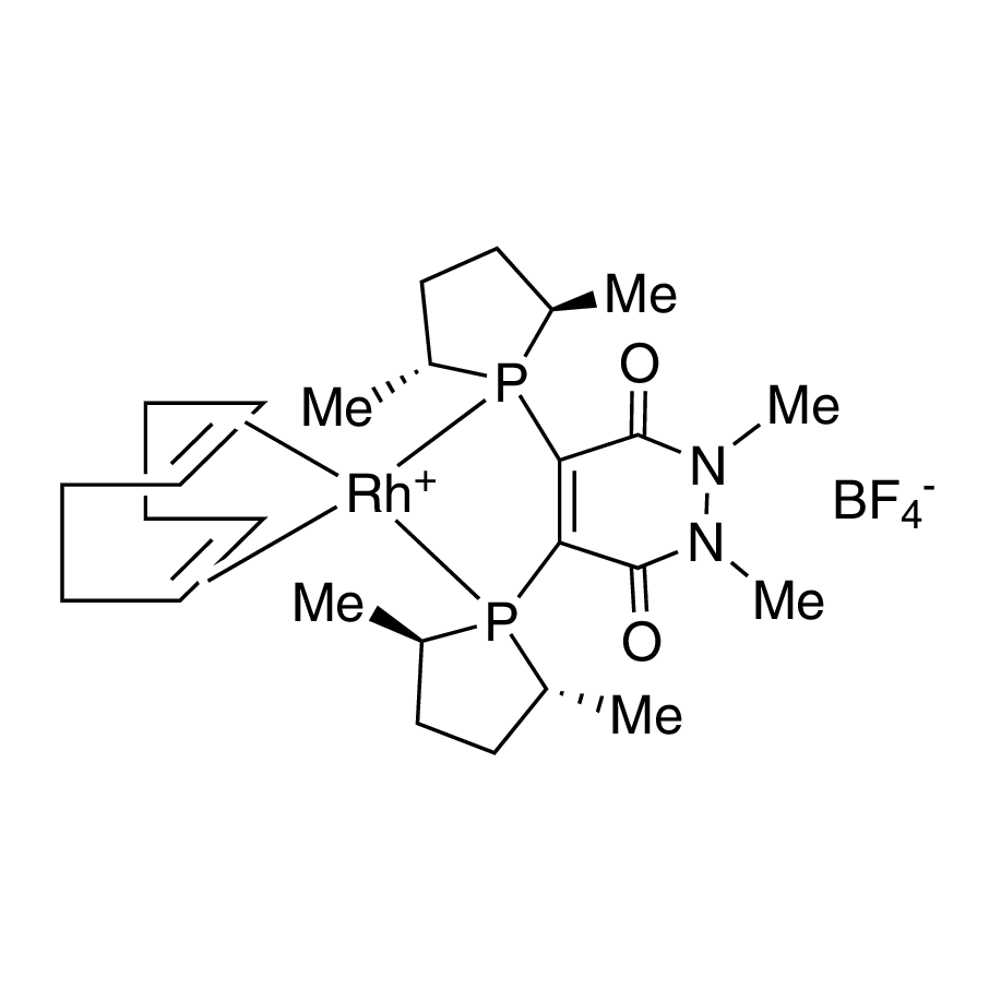 (-)-4,5-Bis[(2R,5R)-2,5-dimethylphospholanyl](1,2-dimethyl-1,2-dihydro­pyridazine-3,6-dione)(1,5-cyclooctadiene)rhodium(I) tetrafluoroborate, min. 95% [catASium® MNN(R)Rh]