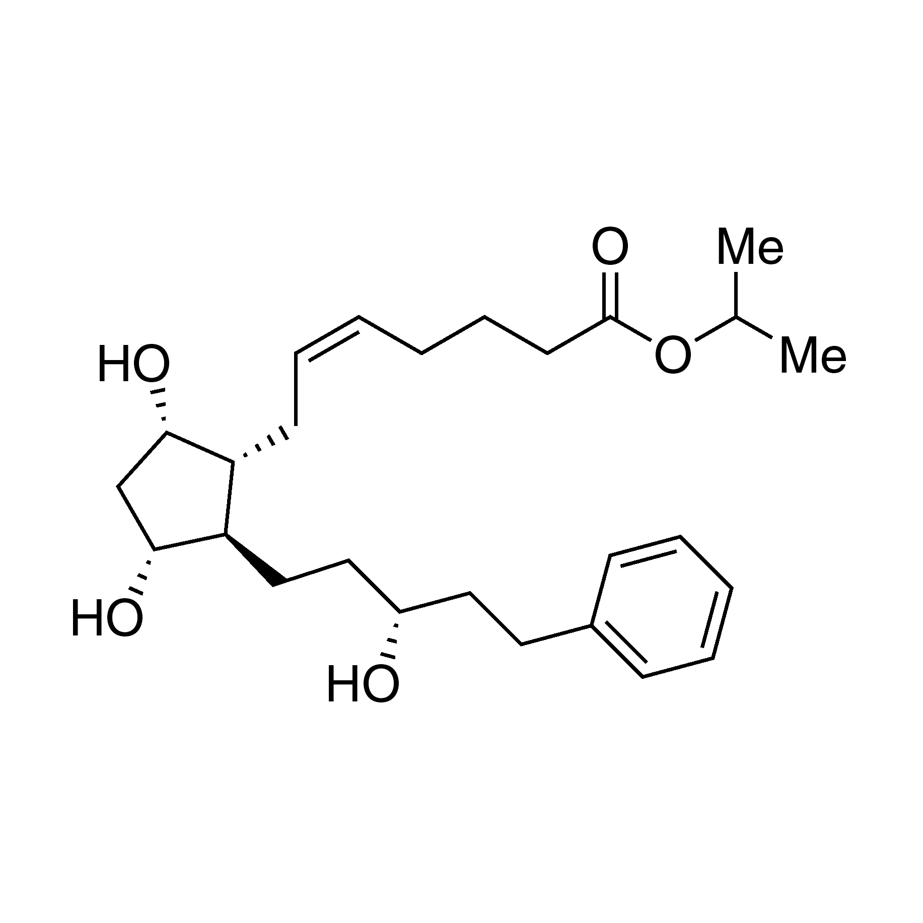 Latanoprost (0.10% wt/v in ETHANOL), min. 98%